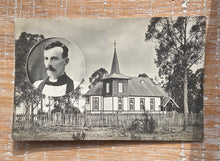 Load image into Gallery viewer, Vintage Postcard of Bunyip Church sent by Rev Breeze in 1907
