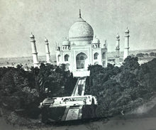 Load image into Gallery viewer, Glass Magic Lantern Slide of Taj Mahal c1900